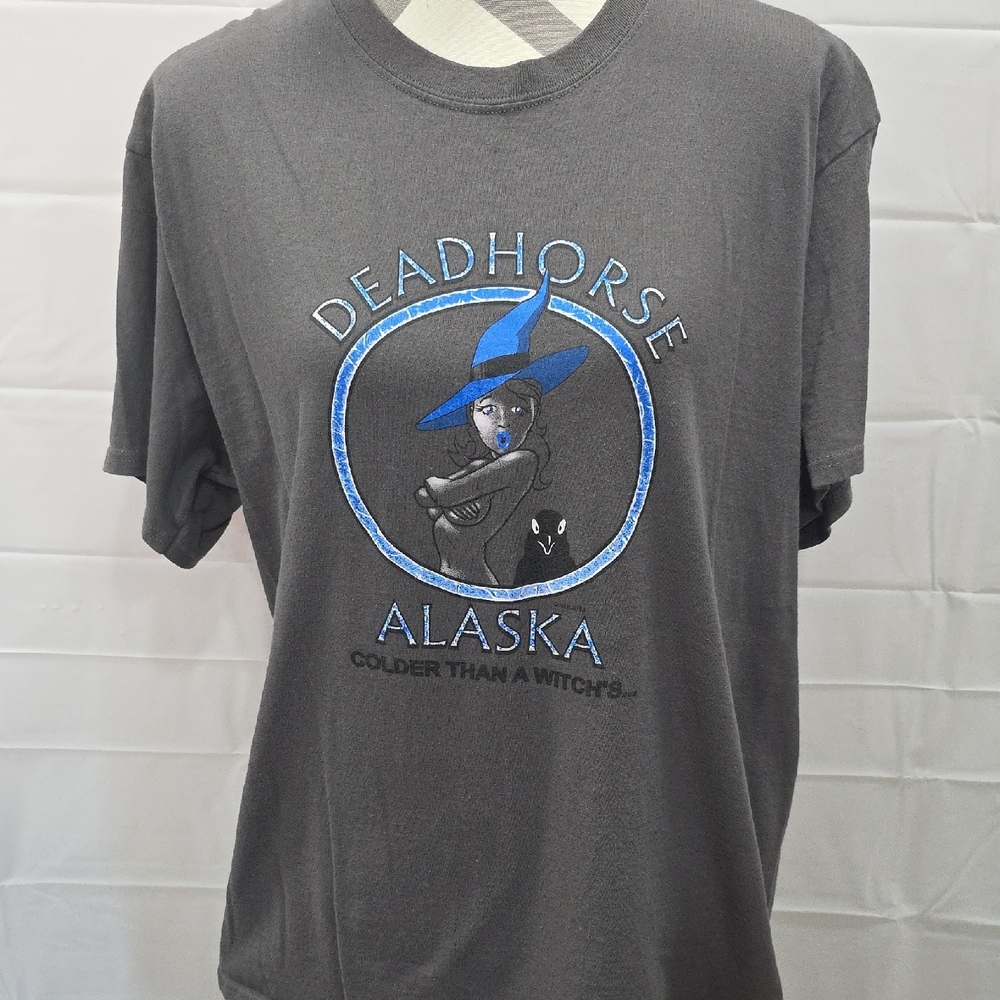 Deadhorse Alaska Gray Graphic T-Shirt